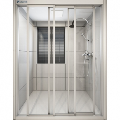 Almoise DIY Shower Door W56-in x H76-in